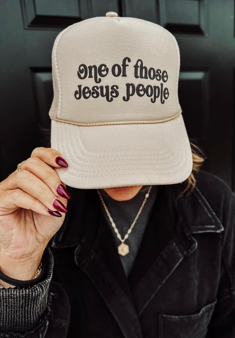 One of these Jesus people hats pre-order (ships in about a week)