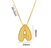 Initial necklace pre-order (arrives about two weeks)