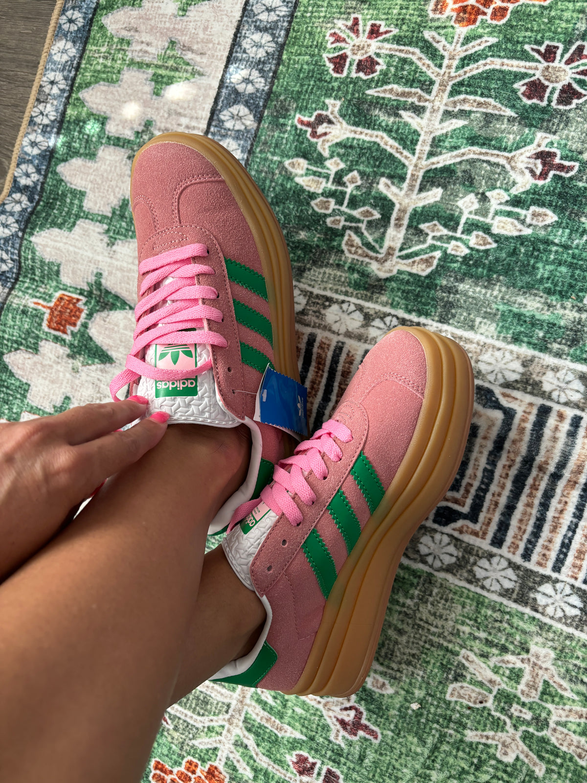 Adidas pink and green PRE-ORDER (arrive in @ 3 weeks)