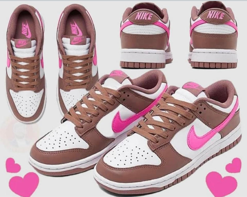Brown and pink dunks (ships in @ 3 weeks)