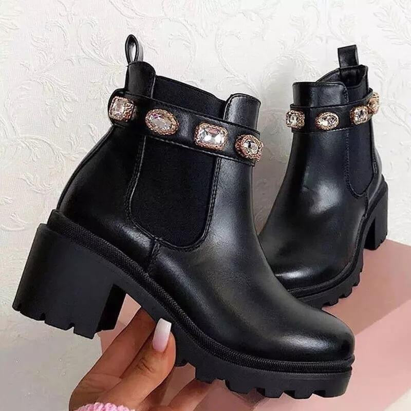 Jeweled boots PRE-ORDER (arrive in @ 3 weeks)