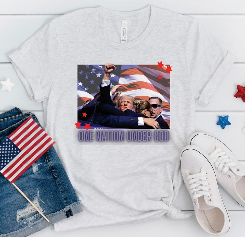 One nation under GOD tee pre-order (ships in @ 2 weeks)